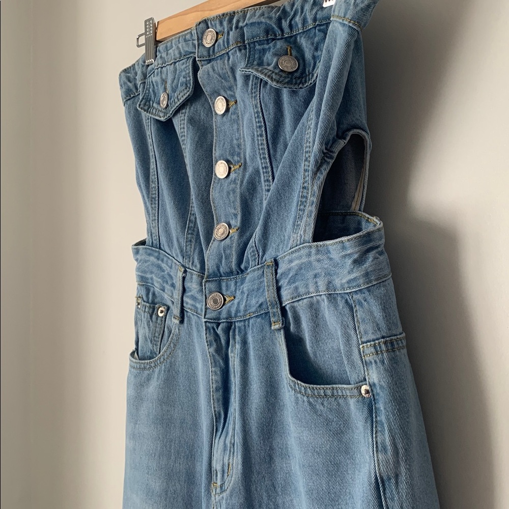 SexyDenim Women's no straps Jumpsuit